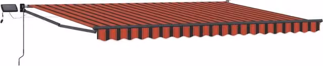 Tenda da Sole | Tenda retrattile manuale con LED 4 ¡Á 3 m