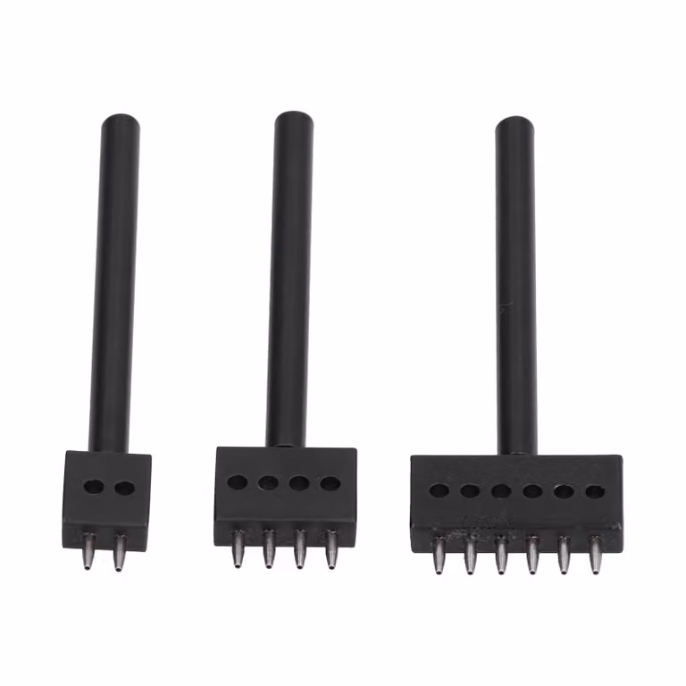 Strumento perforato in pelle, kit di strumenti per l'artigianato in pelle, kit per il cuoio fai da te, strumento di punzonatura, punzone in pelle, artigianato in pelle