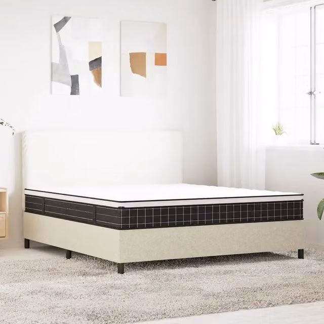 Materasso a Molle Bonnell vidaXL con Rivestimento Rimovibile, L/P: 180 x 200 cm