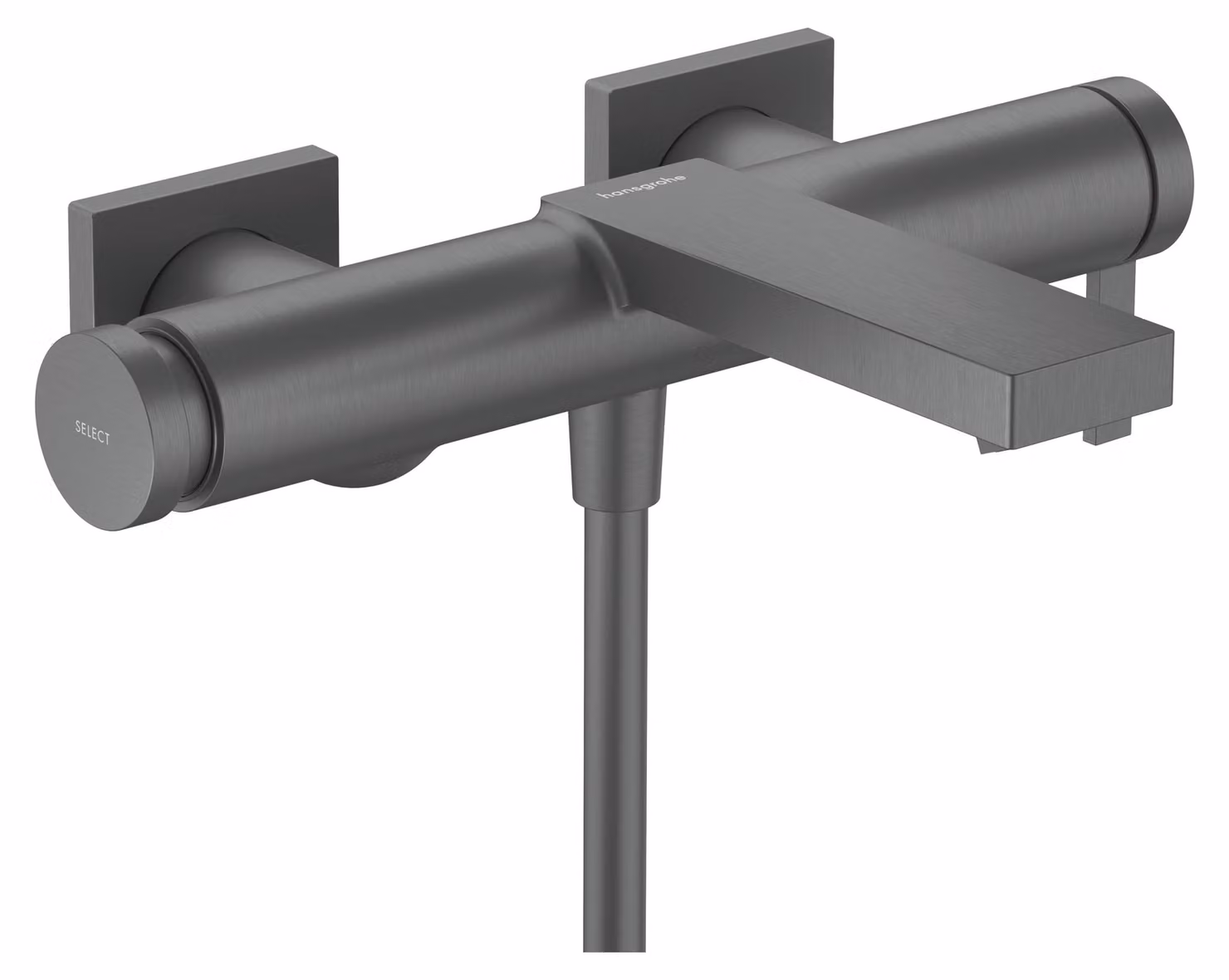 Mitigeur monocommande de baignoire hansgrohe Tecturis E, 2 points d'eau, portée de 213 mm, montage apparent, 73420340, 73420340