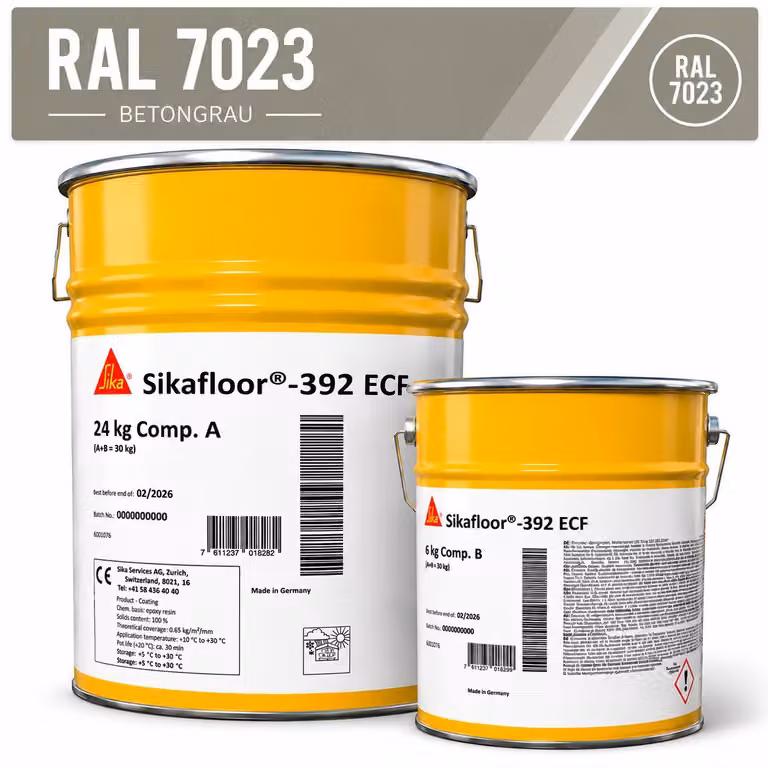 Sikafloor-392 ECF 2K 30kg - RAL 7023