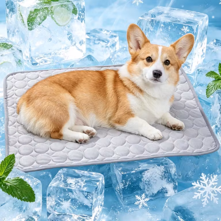 Tappetino refrigerante per cani, auto-raffreddante, lavabile, 60x50 cm