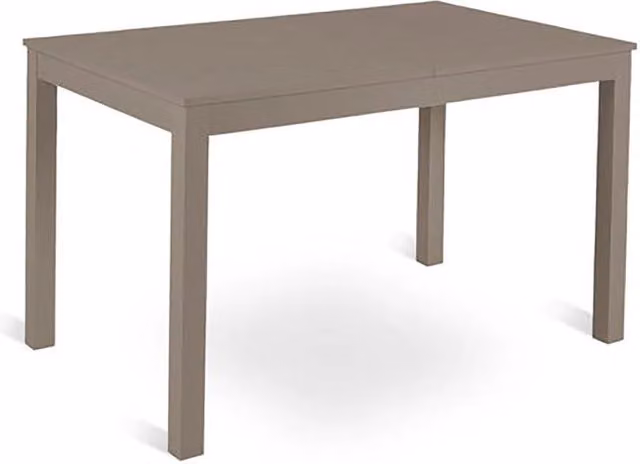Tavolo Allungabile 130/210x80x76 cm in Legno Top in Melaminico Tortora