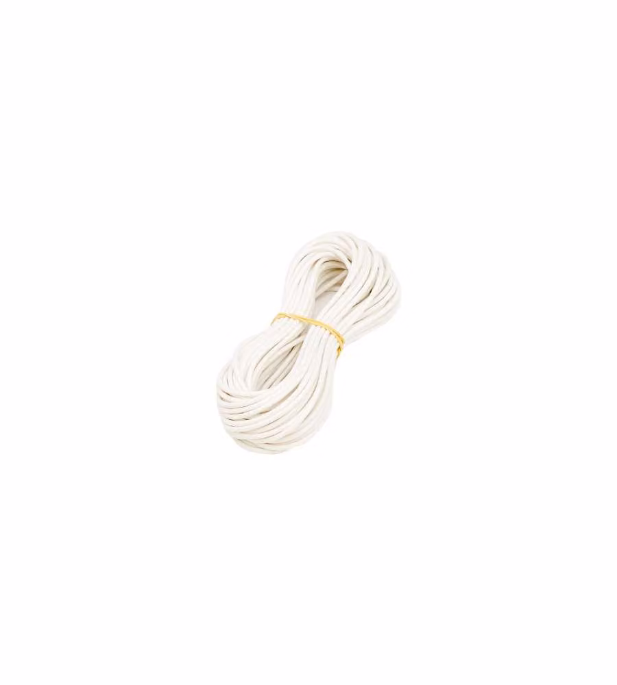 Filo Stendibiancheria Bianco M5 mm5x20000 Acciaio Rivestito PVC