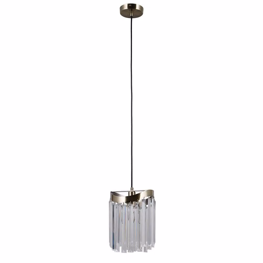 Italux Sabriga lampada a sospensione con cristalli bronzo PND-44544-1
