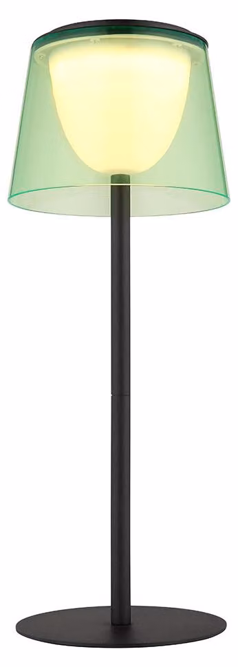 Lampada da tavolo a LED, per interni ed esterni, batteria ricaricabile, dimmer touch, H 34 cm
