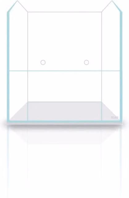Blau Aquaristic Cubic Paludarium 45 - paludario in vetro extrachiaro cm45x45x20/55h