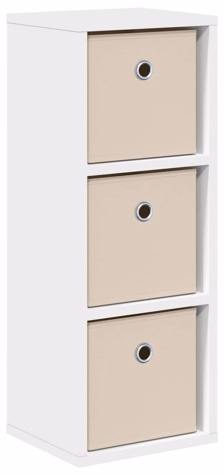 Credenza con cassetto Bianco 25,5 x 22 x 69,5 cm