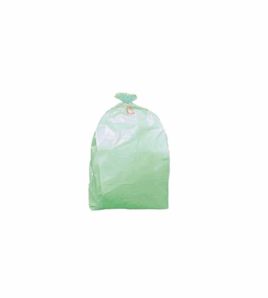 Mater-Bi Sacco Bio Verde 42x42 cm per Raccolta Differenziata 15 Pezzi