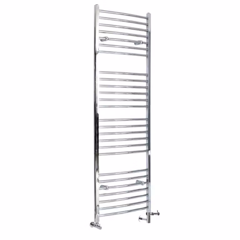 Scaldasalviette Misto Curvo - Termoarredo Bagno Cromato - 1800 x 600mm - 560W - Kent