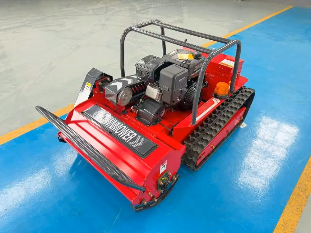 Tosaerba a lama controllato a distanza - Modello D800L - Motore diesel da 15 CV - 4 tempi - Lame tagliaerba - Larghezza di taglio: 1200 mm - Altezza di taglio: 20–200 mm