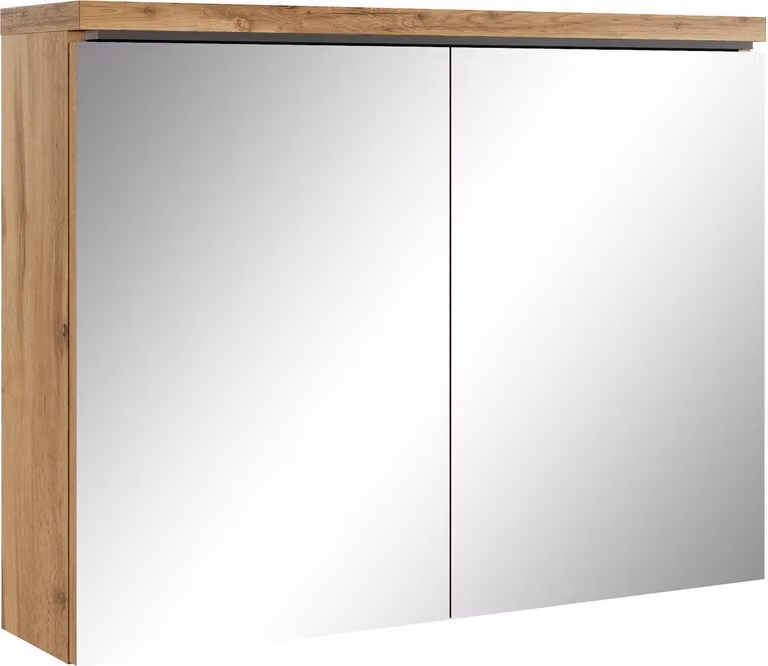 Badplaats Colonna Bagno Paso 80 x 20 x 60 cm - Rovere - Specchio Contenitore