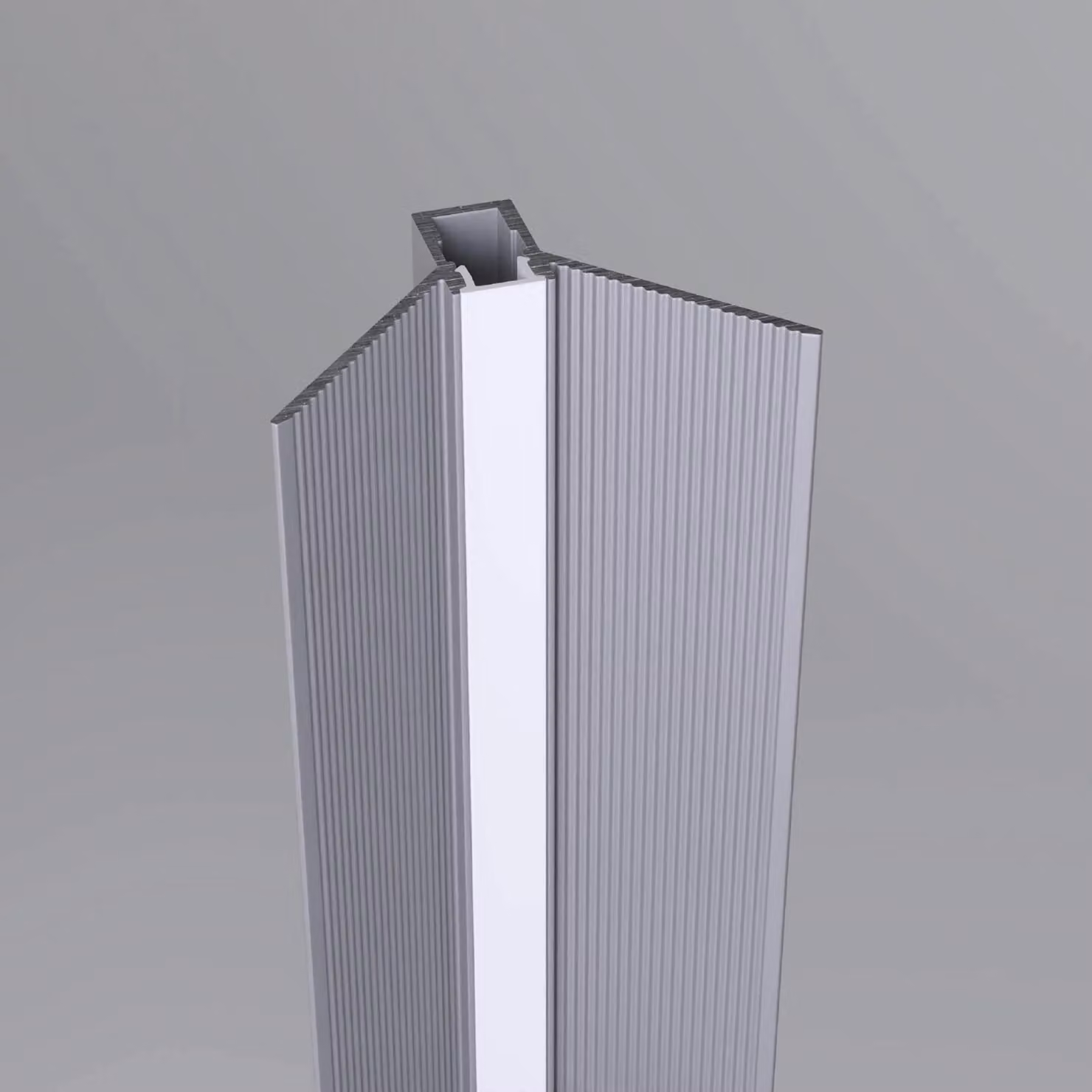 SET NANOPROFILE ARELUX PRF018, lunghezza 3 metri, per finiture d'angolo. Include: installazione esterna, elemento di raccordo, 2 tappi terminali (1 con foro e 1 senza foro)