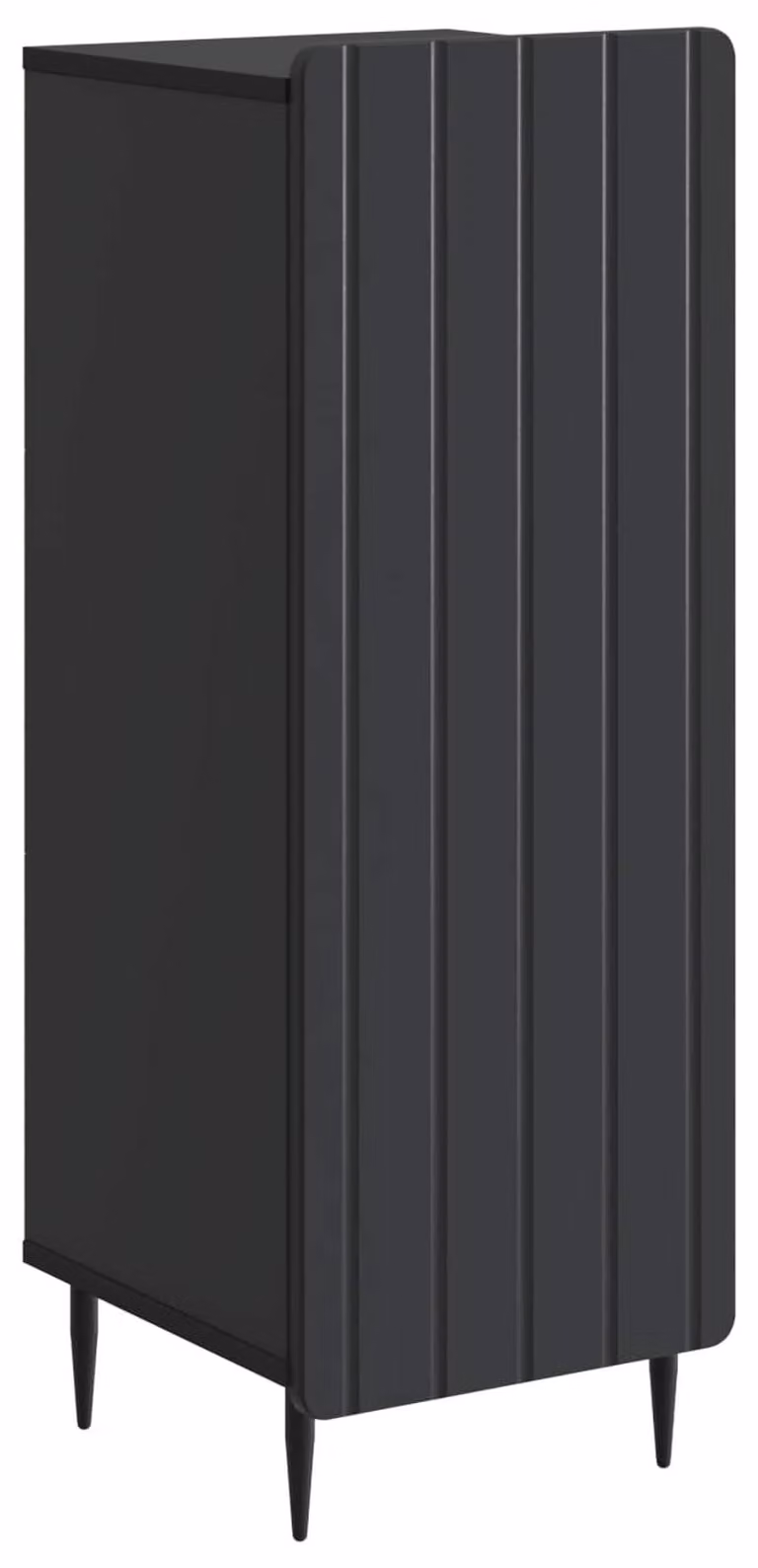Credenza Nero 34,5 x 33 x 92 cm Legno ingegnerizzato