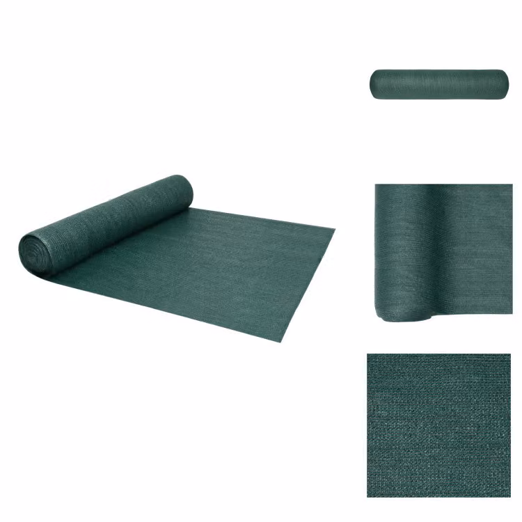 vidaXL Schermo di recinzione verde 1,2x10 m HDPE 195 g/m² - Ombrelloni e tende da sole