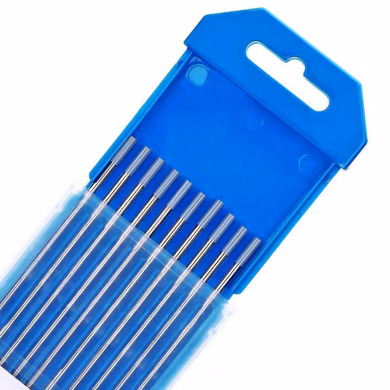Elettrodi per saldatura TIG, WC20, 2% di cerio, grigi, confezione da 10 pezzi, diametro 2,4 mm x 175 mm