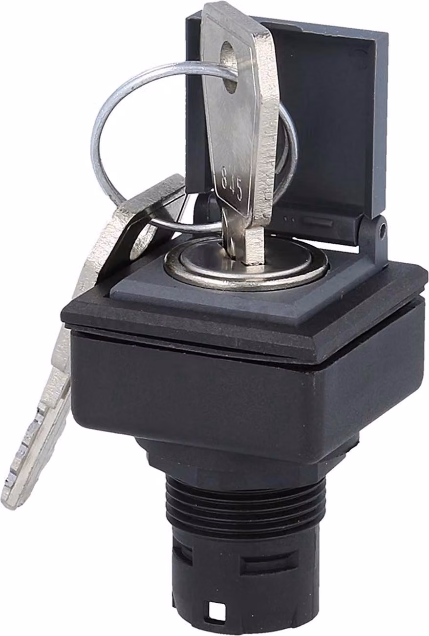 Georg Schlegel Chiave di sicurezza con coperchio di protezione, quadrata, QUARTRON-JUWEL Illuminabile: No Scrivibile: