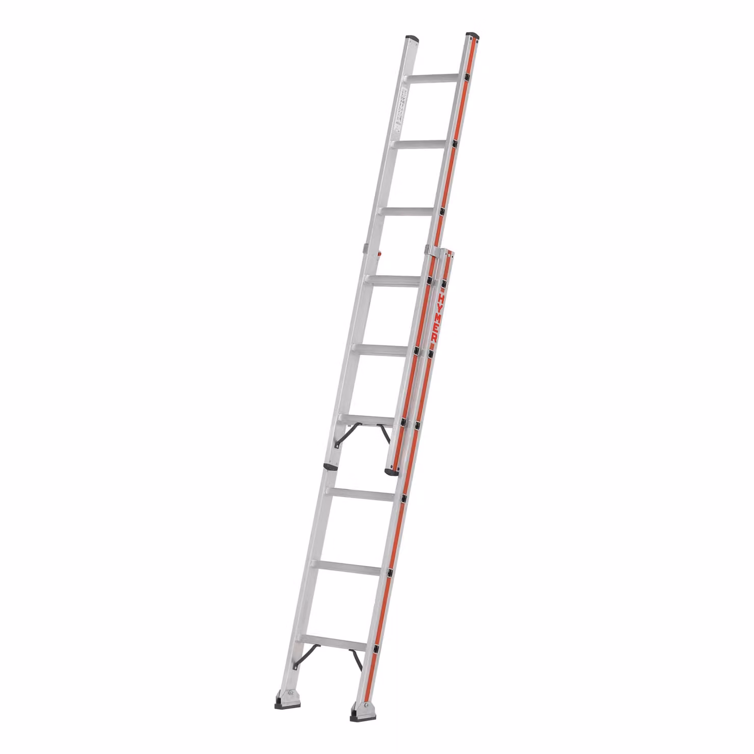 Scala scorrevole Hymer, in due parti, 2x12 pioli, lunghezza 3,53 / 6,05 m, altezza massima 6,92 m, peso 14,1 kg