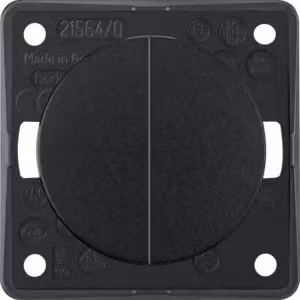 Berker 936752510 Pulsante a bilanciere nero lucido Integro Flow/Pure