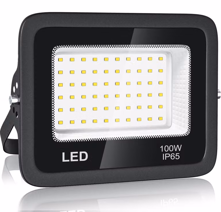 Faretto LED da esterno, 100W, 6500K, 10000 lumen, grado di protezione IP65