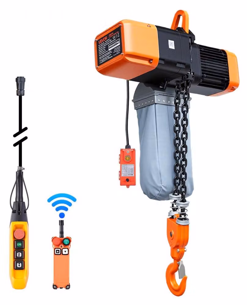 Tirante elettrico da 2721 kg - altezza di sollevamento di 9,1 metri - trifase 380-415 V
