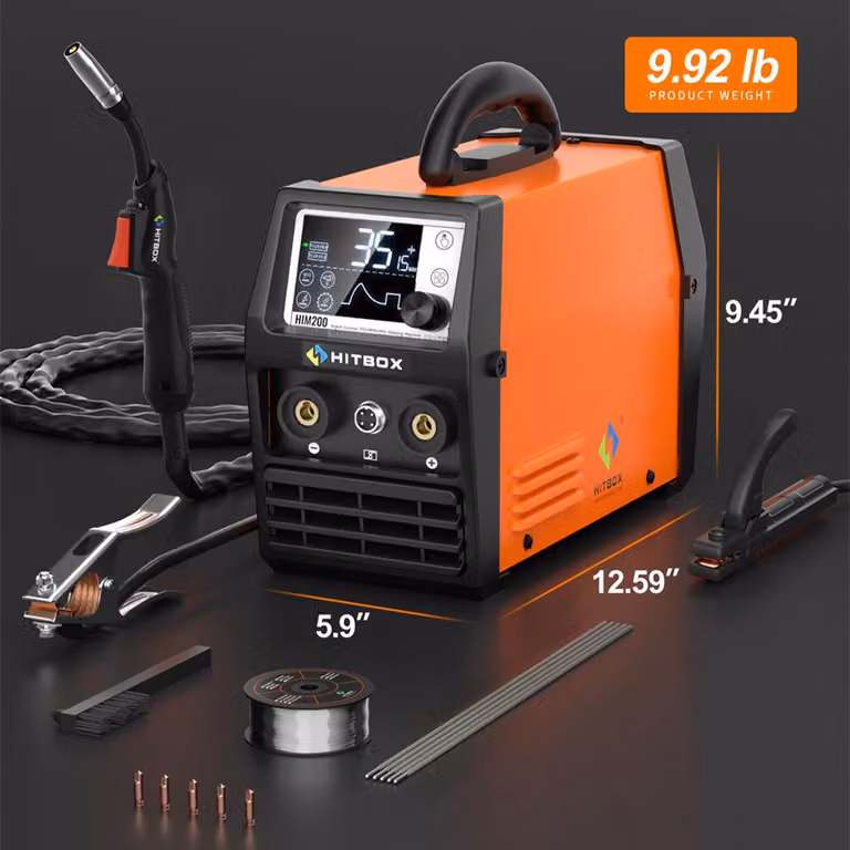 Saldatrice multifunzione 4-in-1 MIG inverter - Potenza: 200 W - Filo di diametro 0.8-1.0 mm