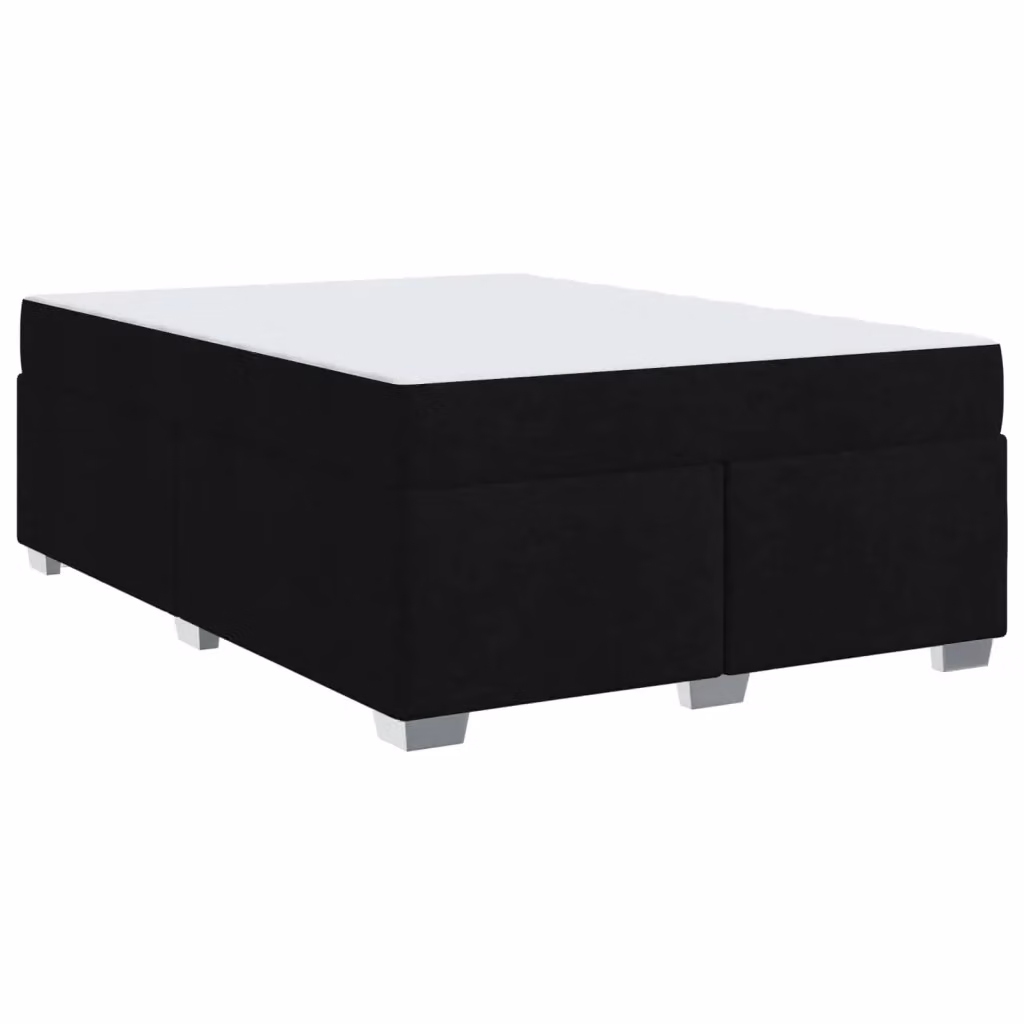 Struttura del letto con materasso vidaXL in tessuto nero, L: 160 cm, P: 200 cm – 2