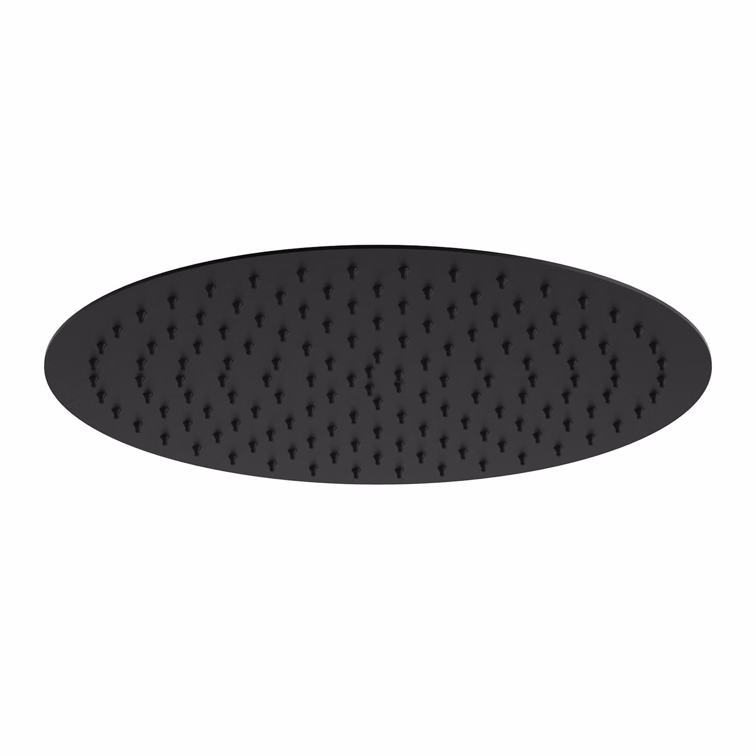 JOHO soffione doccia a pioggia 12 pollici, soffione doccia in acciaio inox soffione doccia a pioggia rotondo con ugelli anticalcare XXL soffione doccia da incasso D30cm nero