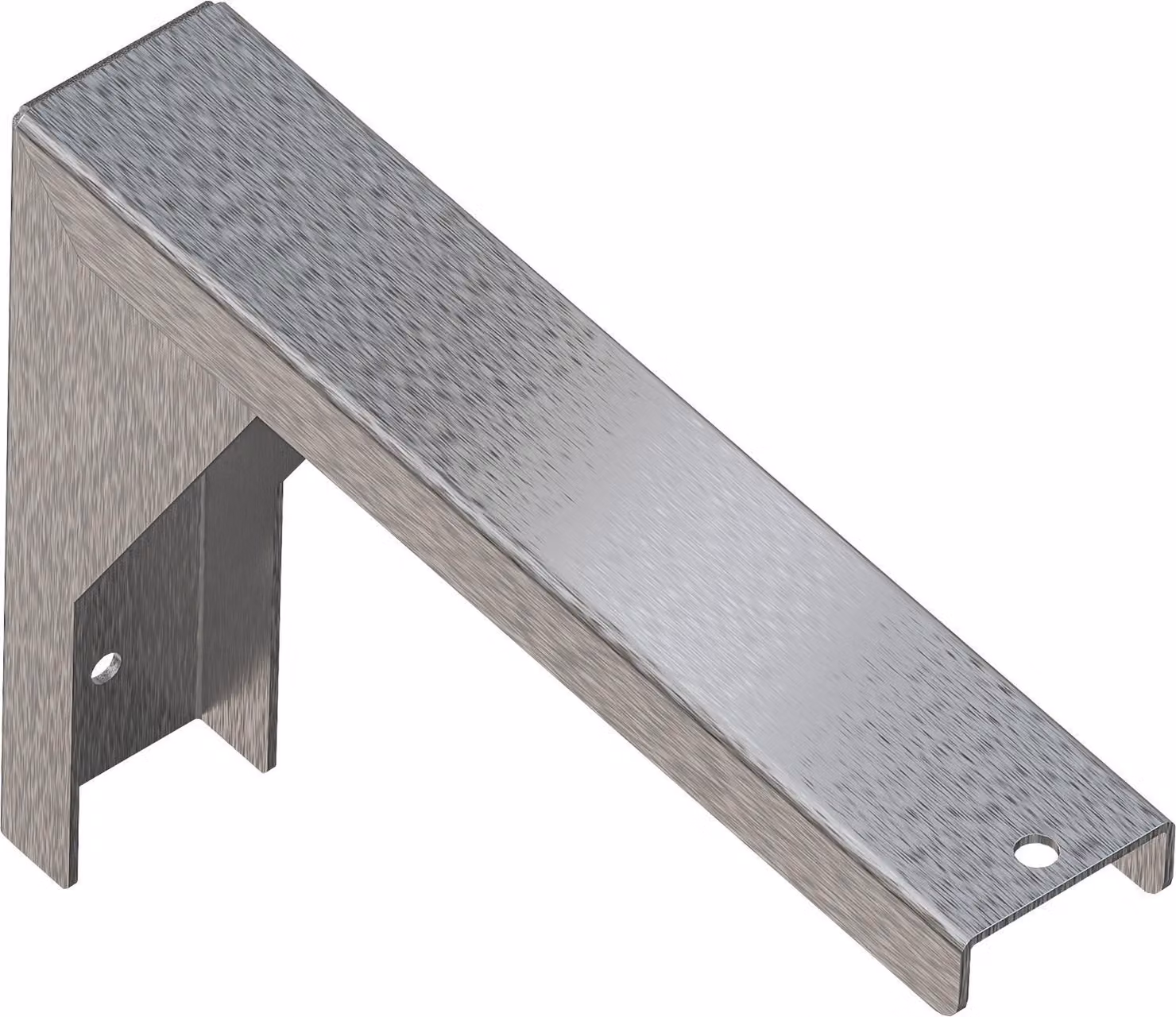 Consolle KWC AR, PLANOX, acciaio inox, montaggio a parete, 45x180x240 mm