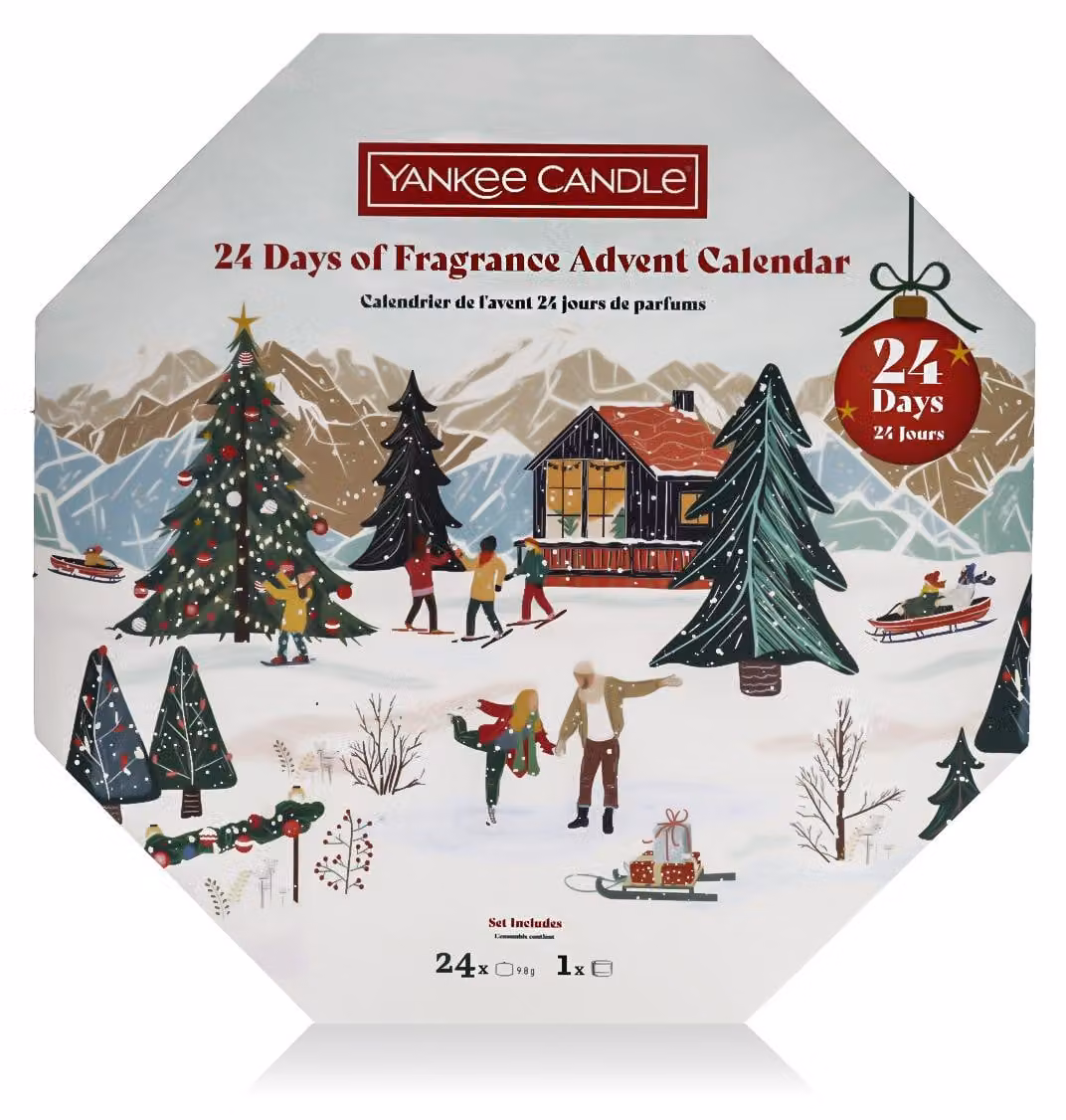 Ghirlanda di tealight del calendario dell'Avvento