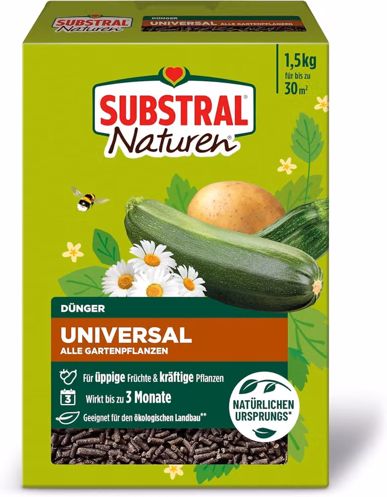 SUBSTRAL® Naturen® 84010 SUBSTRAL® Naturen® Gartenpflanzen Universaldünger 1,5 kg