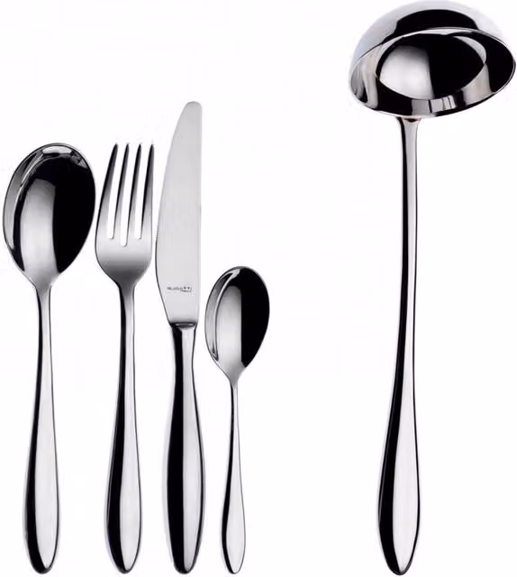 FRESCO, Posate Set 49 Pz, Scatola Wengè, Casa Bugatti