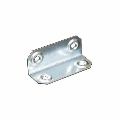 Mobila Piastrina Angolare in Acciaio Zincato 20x20x40 mm - Fissaggio Resistente