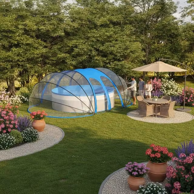 Pool Dome Oval 620x410x210 Cm