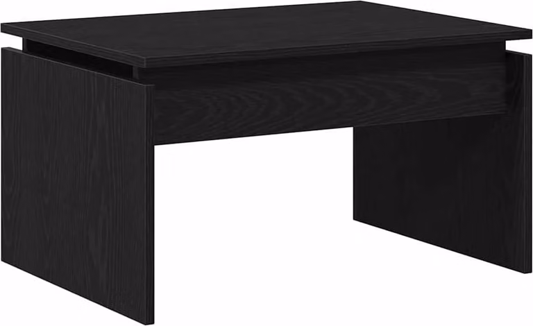 Tavolino da salotto Rovere Nero 68 x 50 x 38 cm