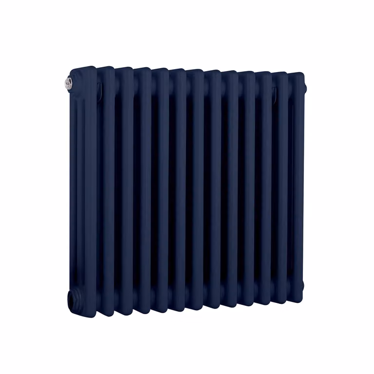 Radiatore Orizzontale a Colonne (3 Colonne) 500mm x 605mm - Blu (Deep Sea Blu) - Regent