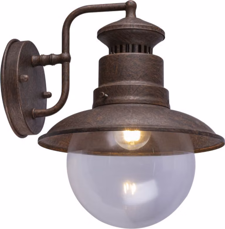 Globo Lighting lampada da esterno in acciaio color ruggine, 1x E27