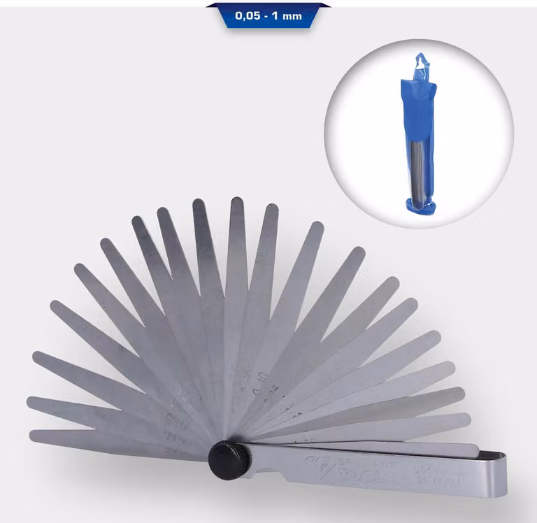 BRILLIANT TOOLS Spessimetro di precisione 0,05 - 1 mm - BT114901