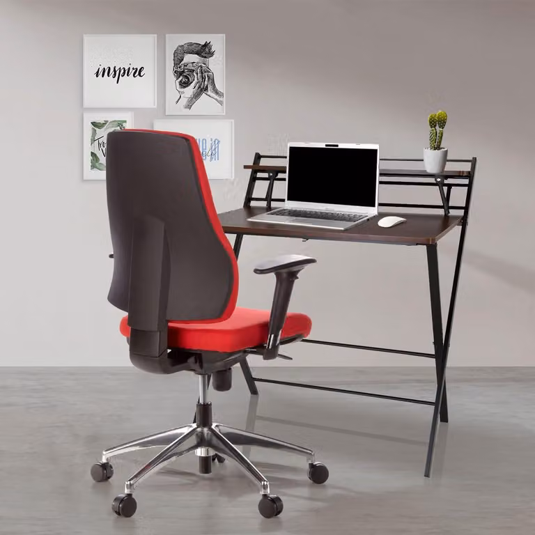 Sedia da ufficio, colore rosso