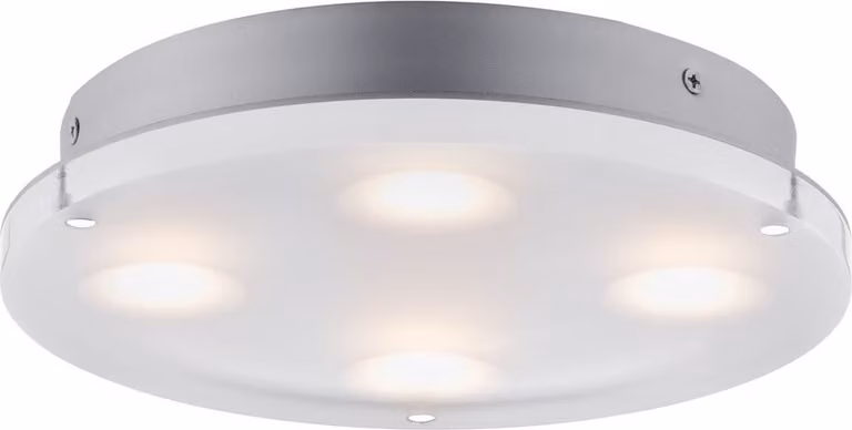 Paulmann WallCeiling DL rotonda Minor IP44 LED 18W 230mm, finitura satinata, 230V, corpo in acrilico