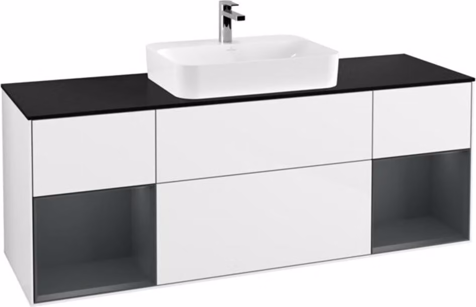 Mobile V&B Finion 160x60, Pl b m, Rg md m Lac, glo wh. Lac