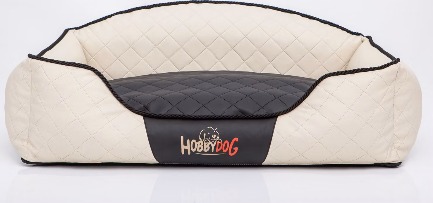 Cuscino per cani Cesto per cani Divano per cani domestici Lavabile - Elite - 65 x 50 x 24 cm [taglia: L] - Beige