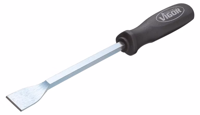 Raschietto piatto Vigor con manico 22 mm x 150 mm V1213