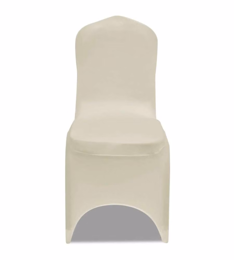 Coprisedie in Tessuto Elasticizzato Crema 30 pz