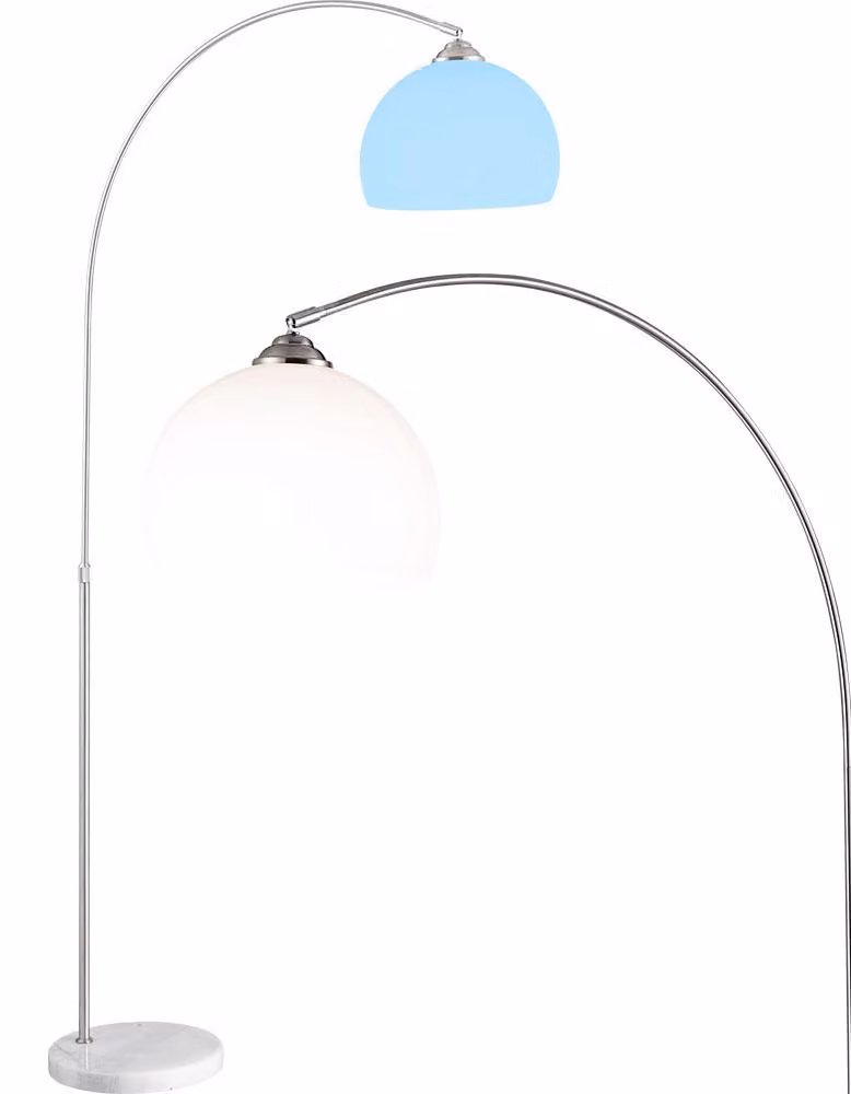 Lampada da terra a LED RGB con base in marmo e funzione telescopica