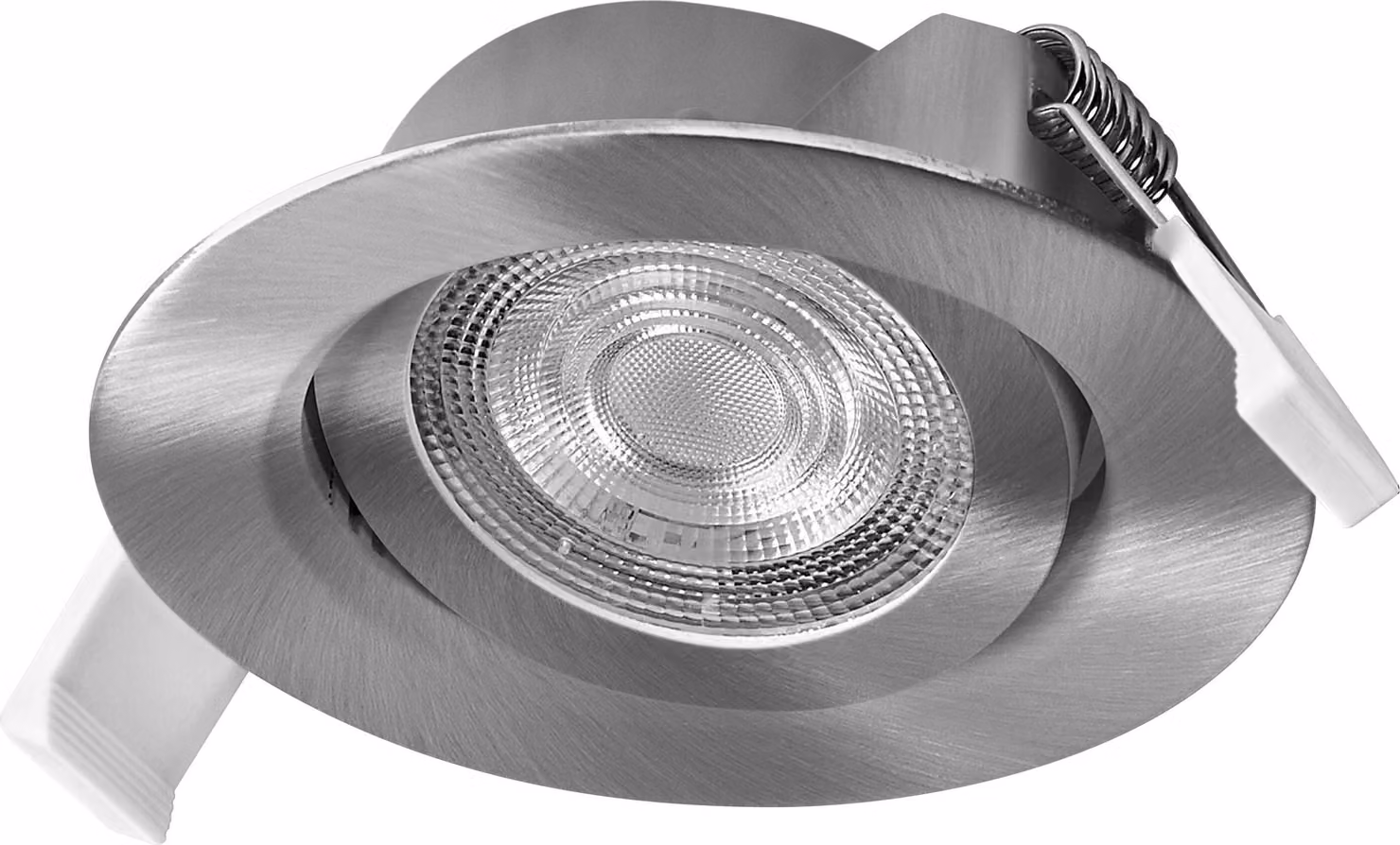 OSRAM 4099854595554 Set di faretti LED da incasso 4,9 W, flessibili, nichel satinato