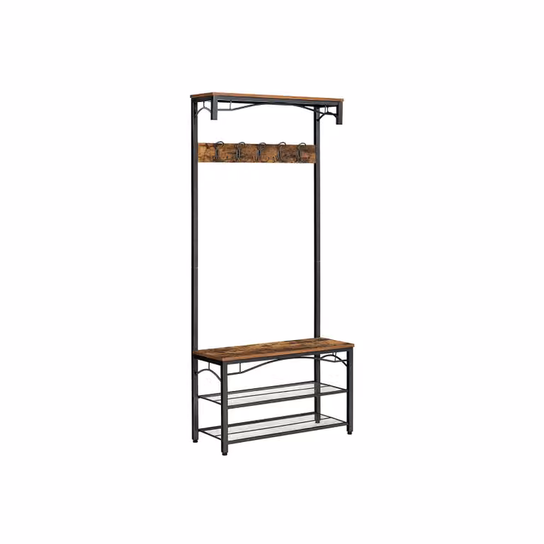 Appendiabiti con Scaffale Portaoggetti