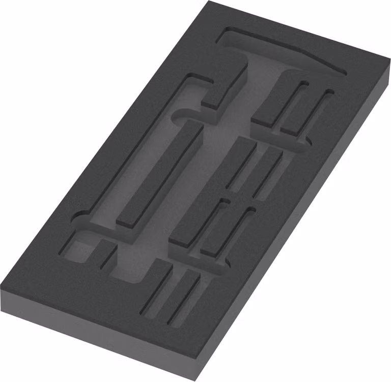 Wera 9882 set di martelli con inserto in schiuma 1, senza attrezzi, 172 x 30 x 392 mm
