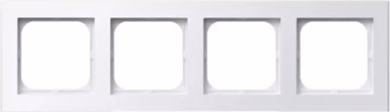 Telaio quadruplo con supporto bianco Sonata Ospel