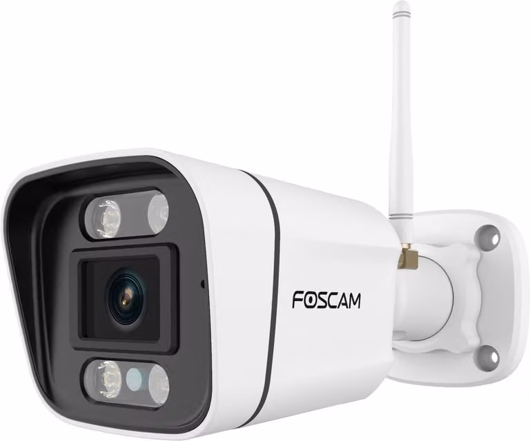 Telecamera IP Foscam V5P da 5 megapixel con audio bidirezionale, luce notturna e sirena inclusi